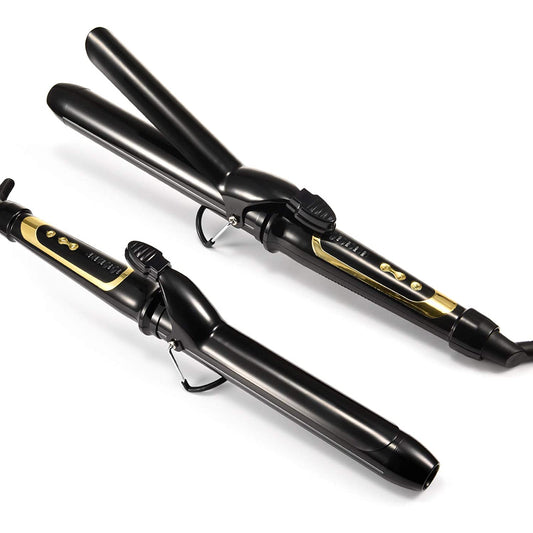 1.25 Inch Hair Curler with Ceramic Barrel, Black