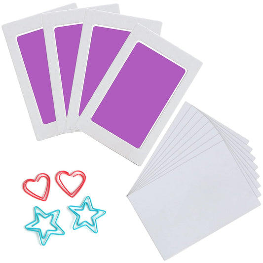 Baby Footprint Imprint Kit with 4 Ink Pads (Purple)