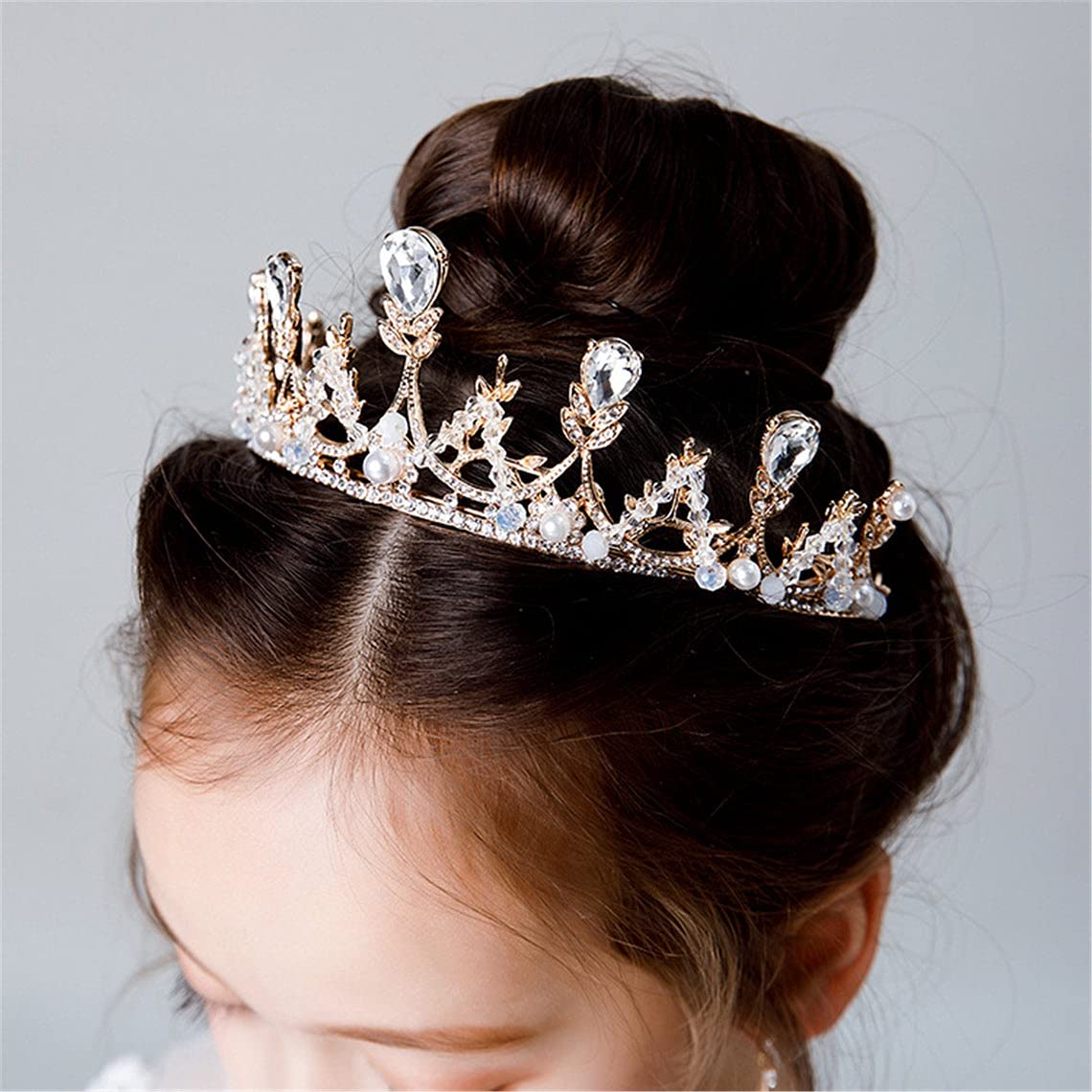 Girls Princess Crown, Color: Gold-02