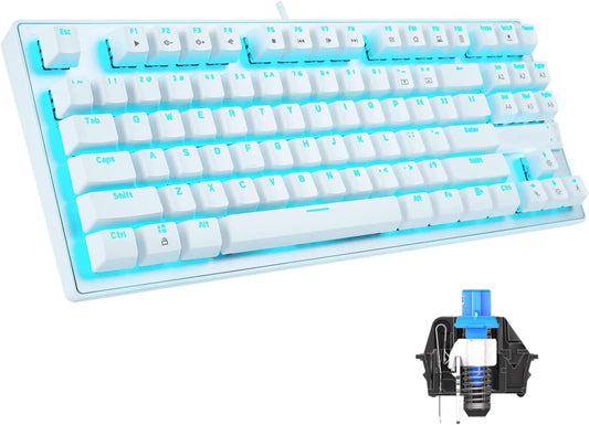 87-Key Mechanical Gaming Keyboard - Blue Switch