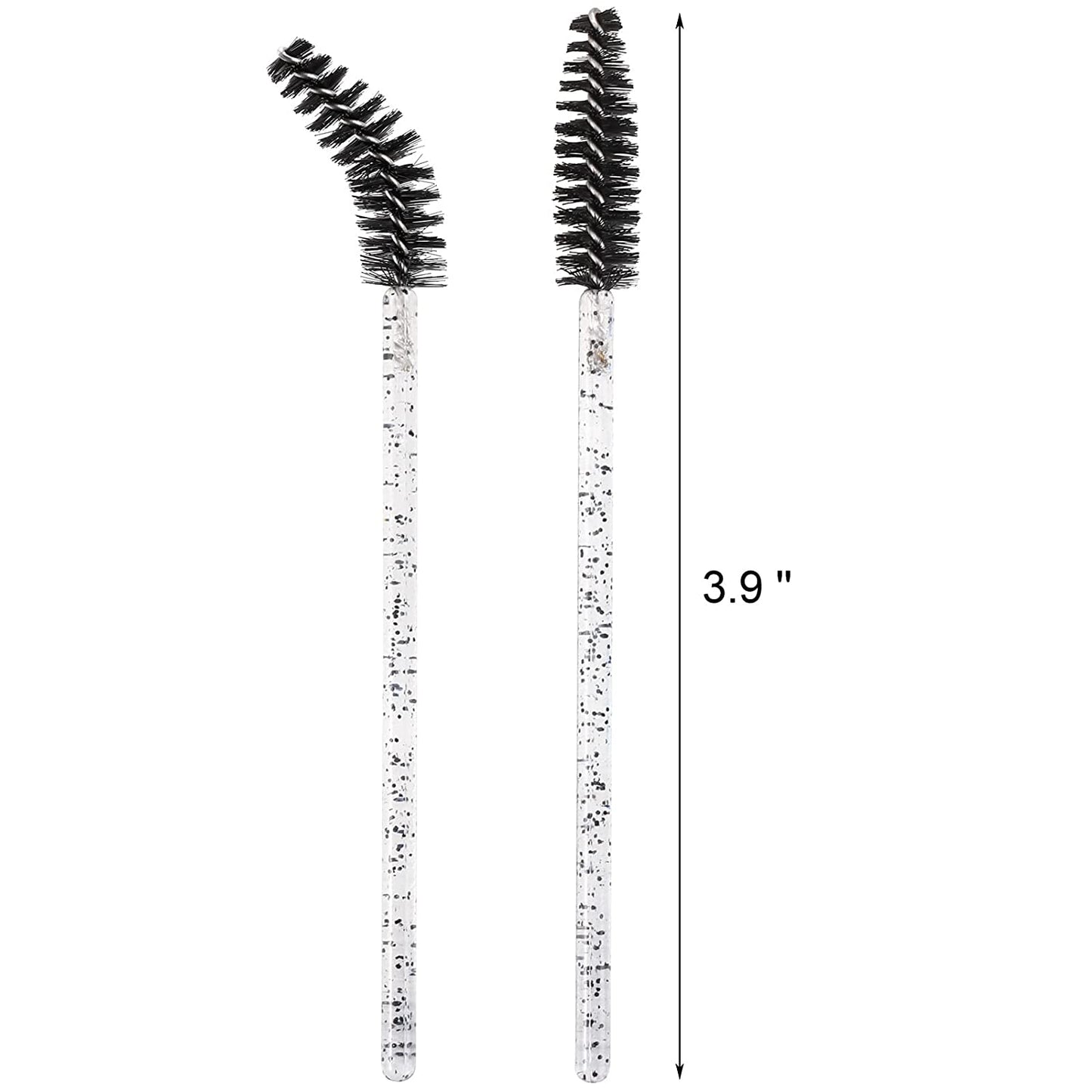 200 mascara sticks, disposable eyelash brush, black