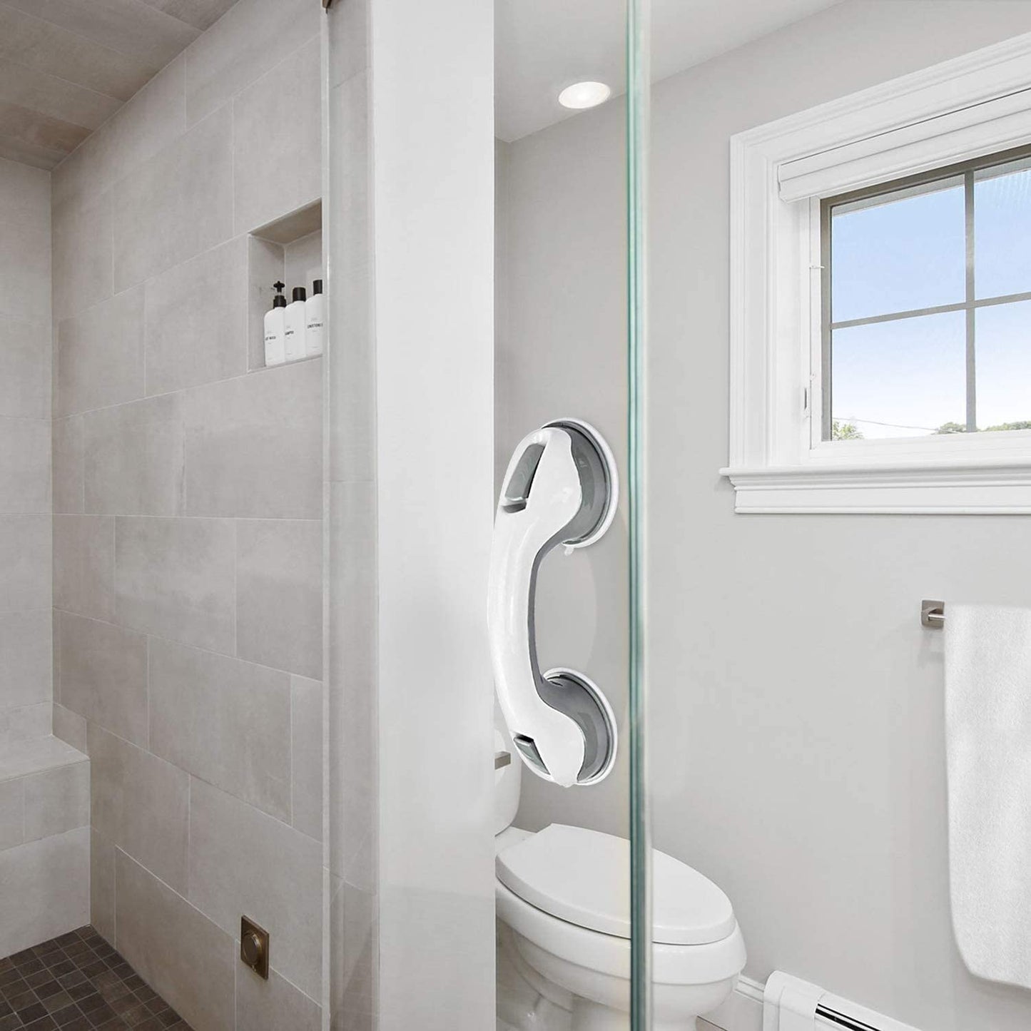 12" bathroom grab bars (Set of 2 )