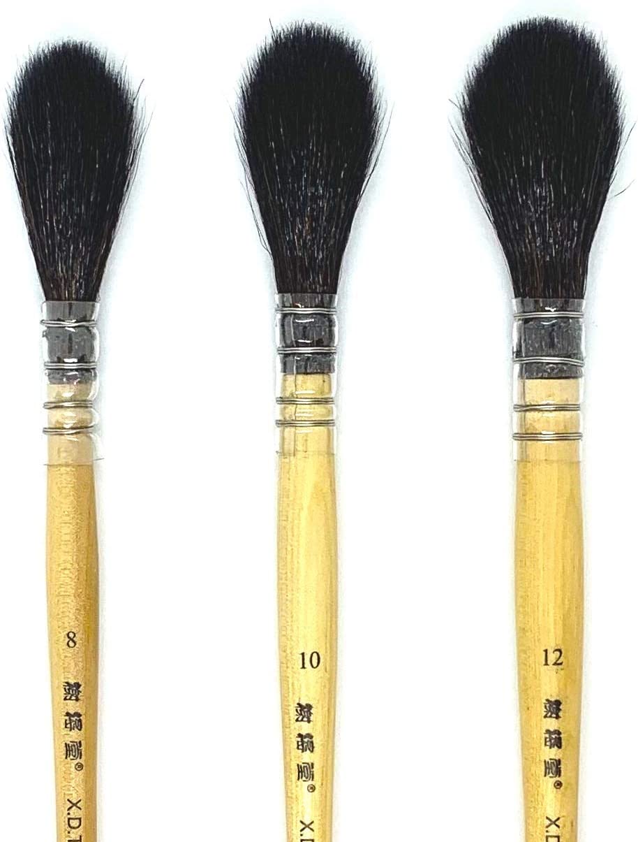 3-Piece Round Tip Brush Set