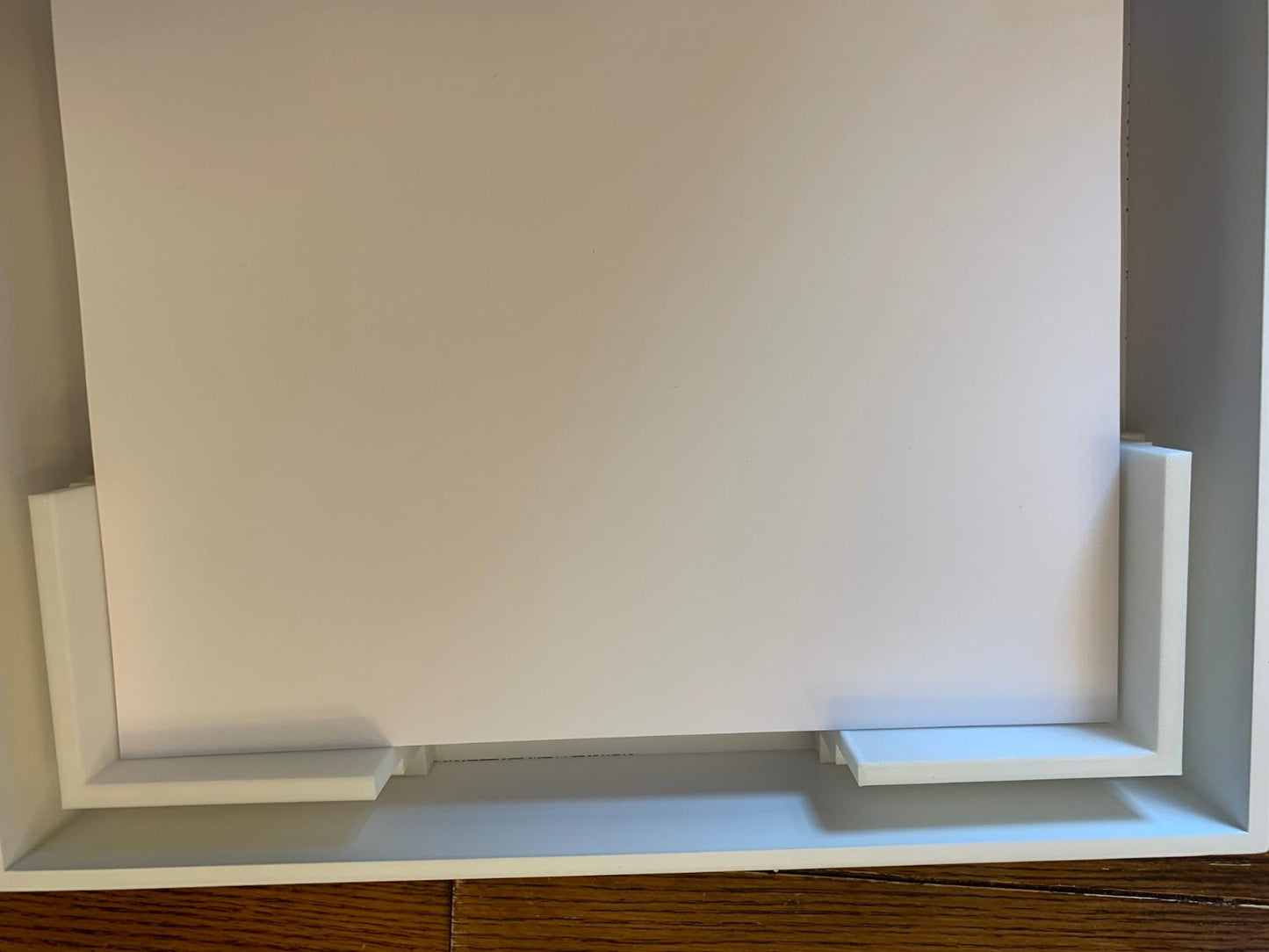 Pure White Desk Tray, 3.3" x 13" x 10.6"