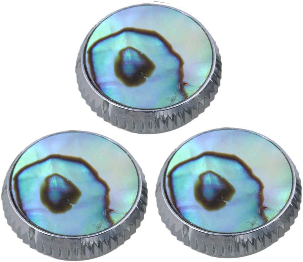 3-Piece Trumpet Valve Finger Knobs, Color: Abalone shell