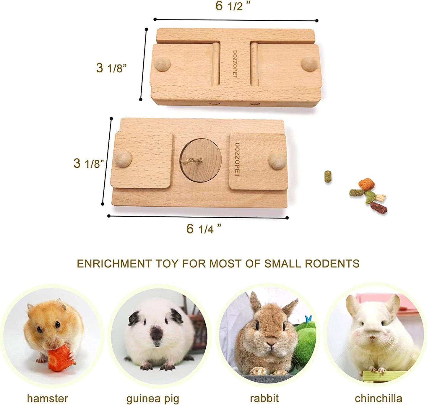 Dental Stimulation Toy for hamster and rabbit