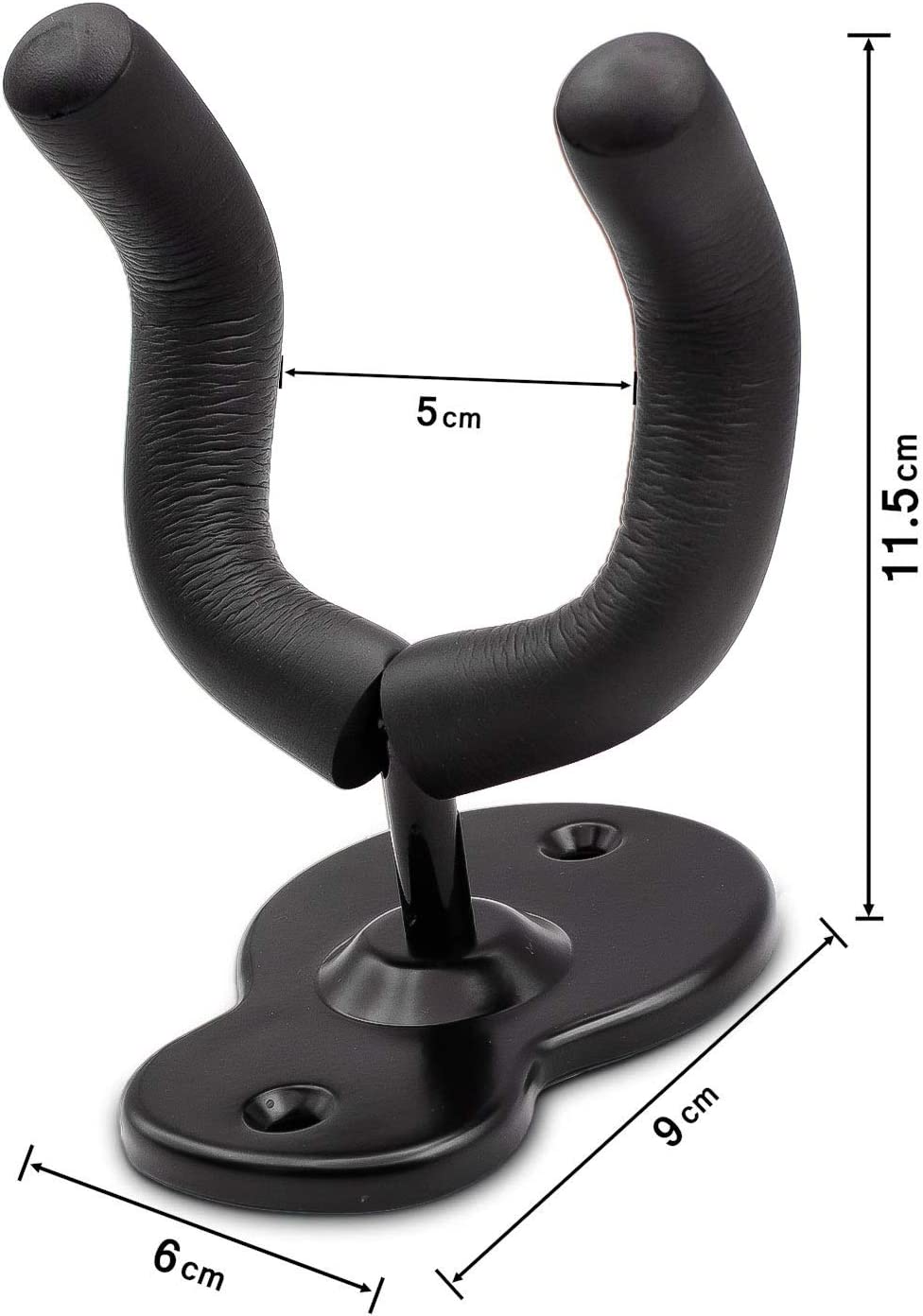 Guitar wall mount hook metal hook, color: black