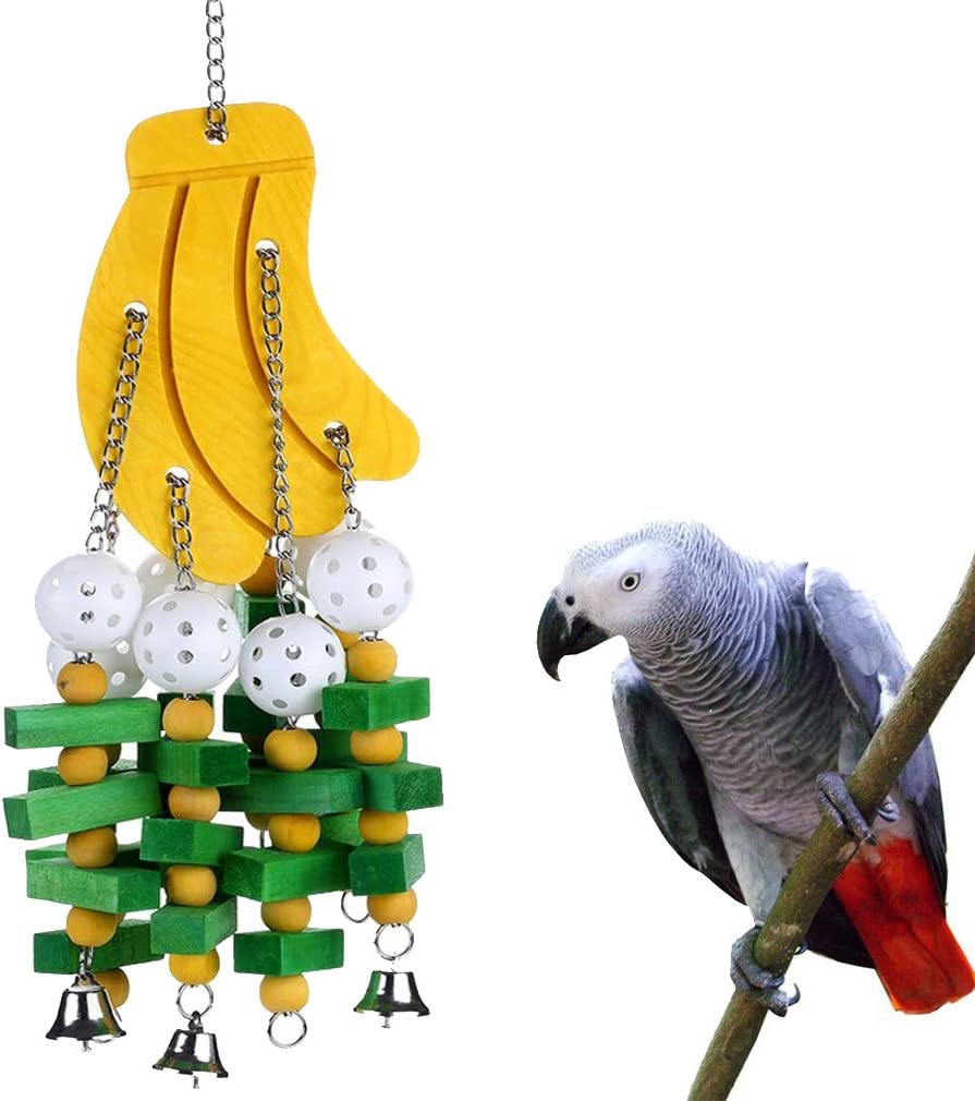 Chew Toy, Large & Medium Birds - Banana