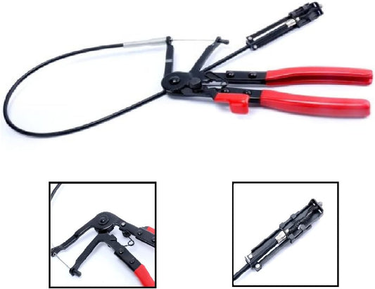 24" Flexible Hose Clamp Pliers, 2' Long Reach