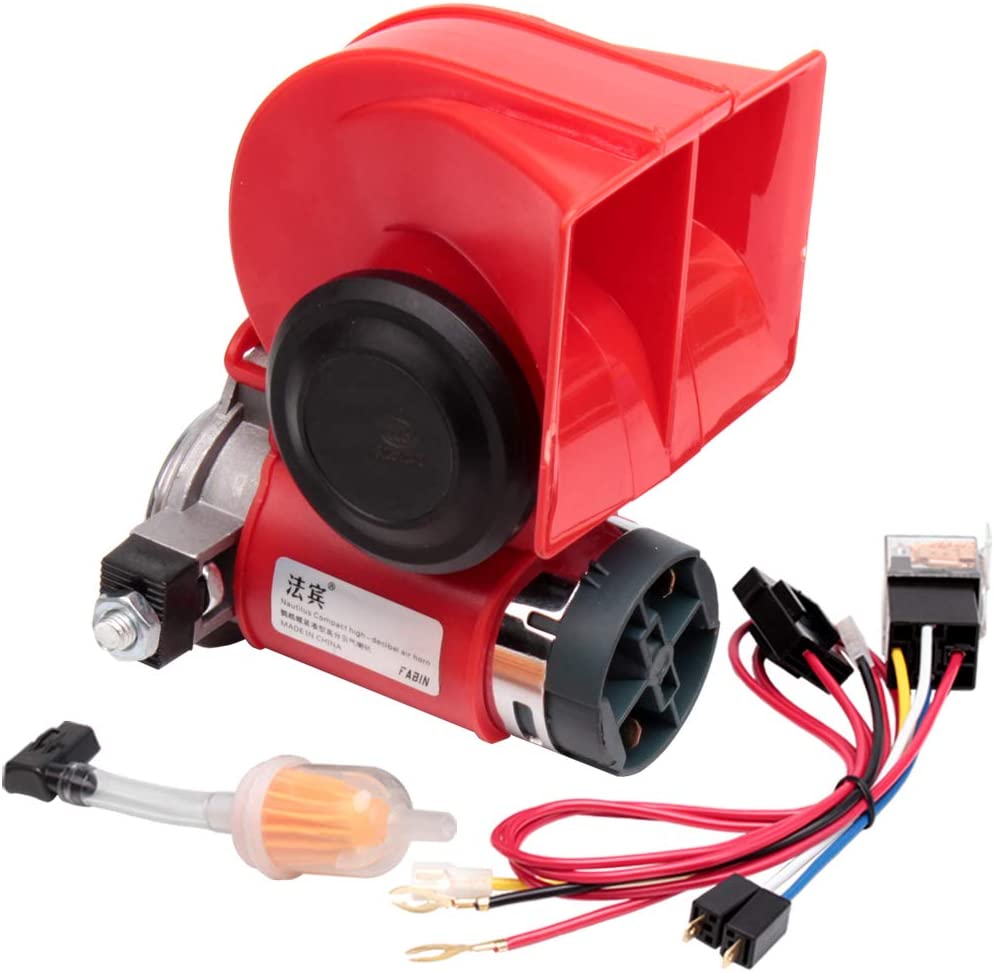 Super Loud Train Truck Horn Kit (24V, Red)