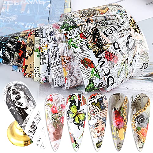 Newspaper Magazine Style Foil Transfer Sticker Kit