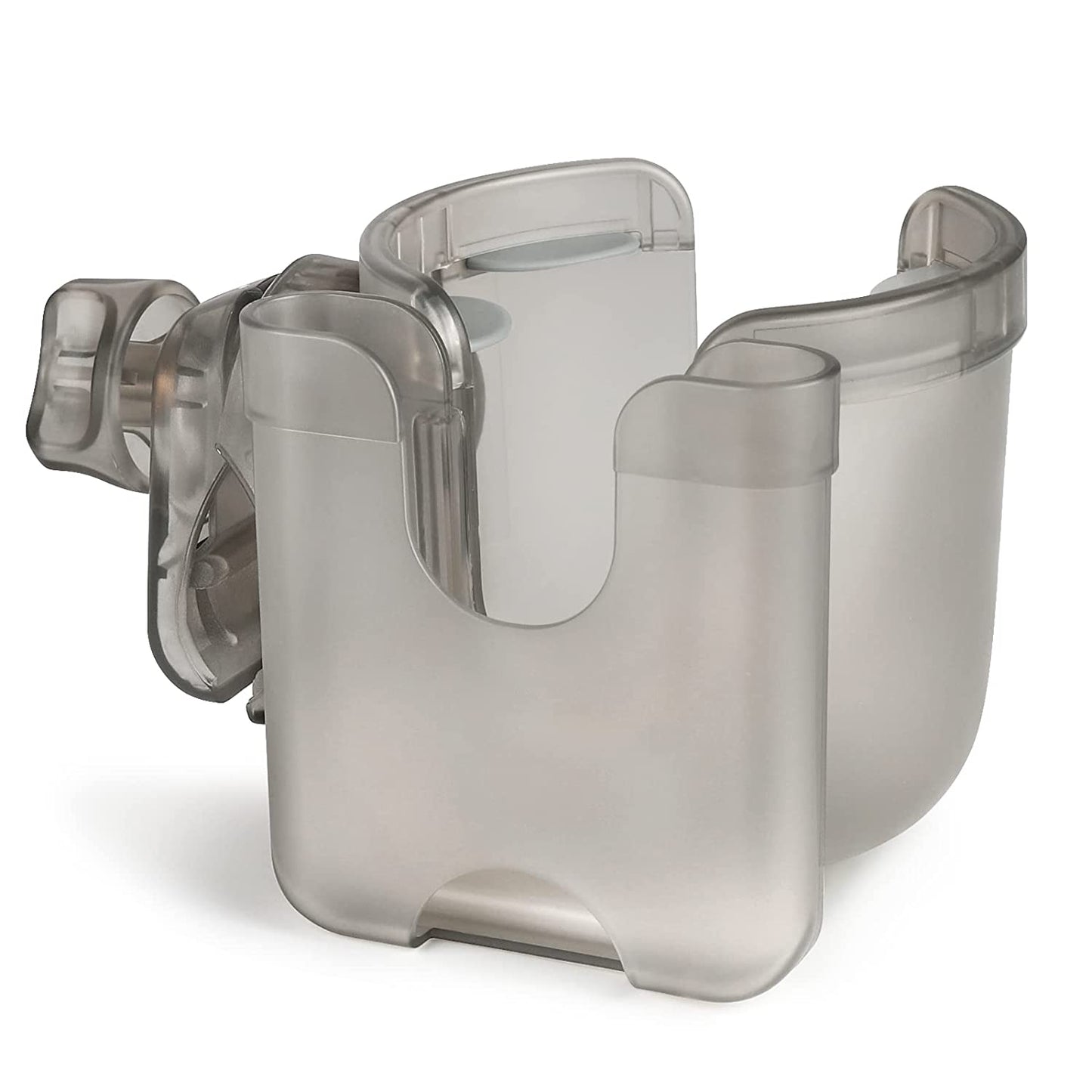 Motorcycle cup holder with phone holder/organizer, Transparent