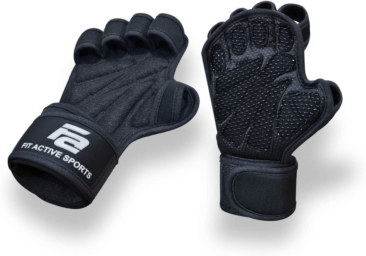 weightlifting training gloves, color: black, size: m