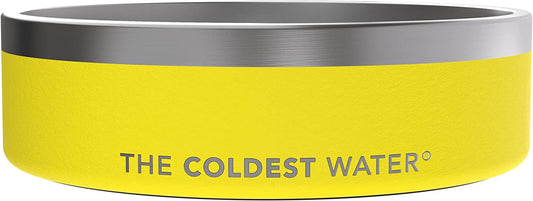 Dog Bowl, 42 oz, Solar Yellow