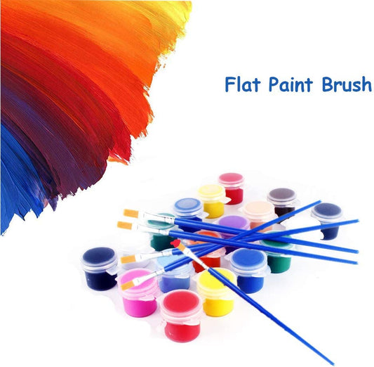 Flat Tip Brush Set (30 Pieces)