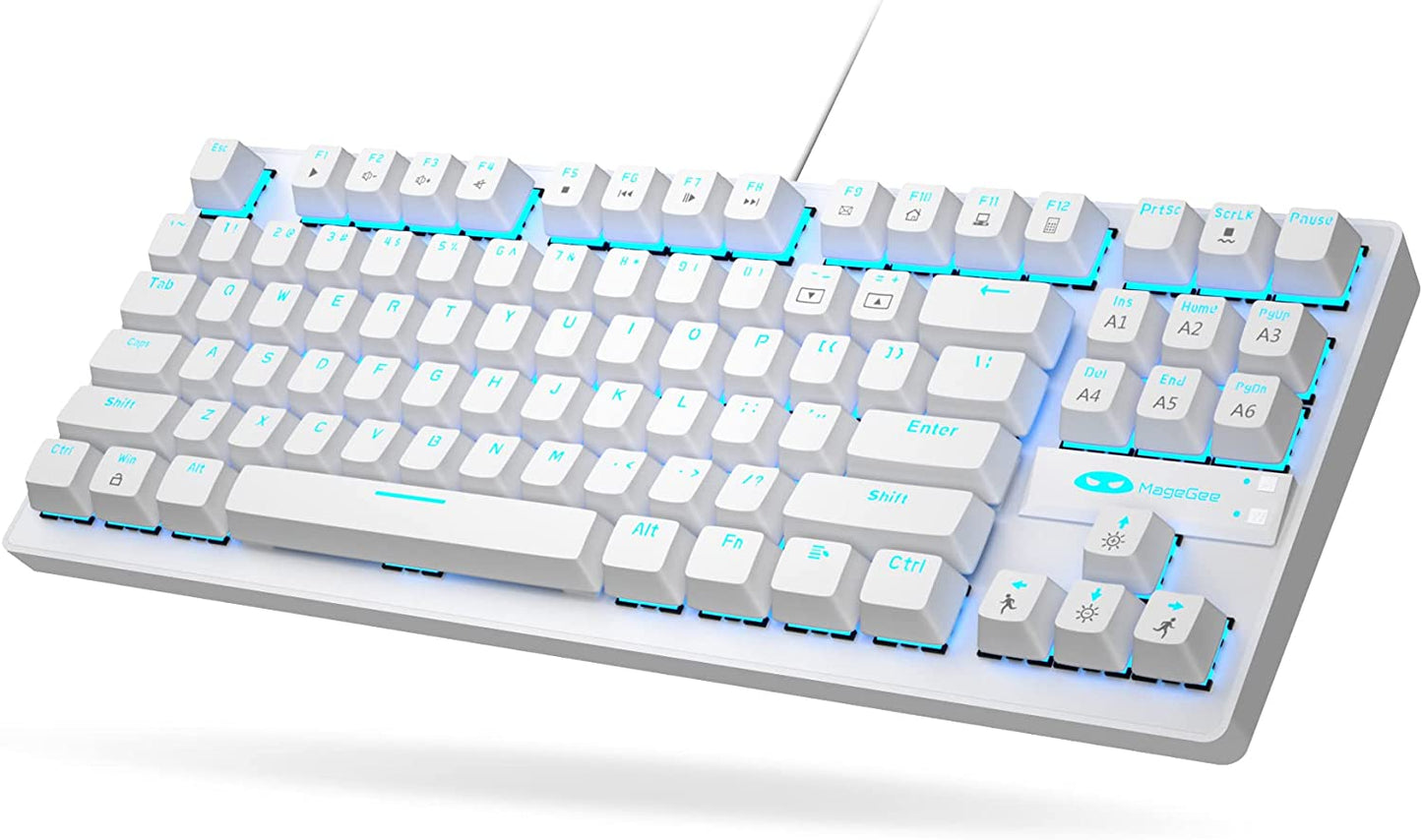 Wired Backlit Mechanical Keyboard, White