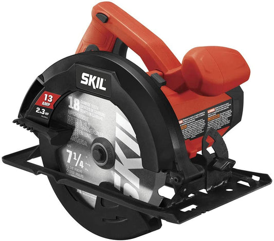 Circular Saw, Red, One Size, Style: 13Amp