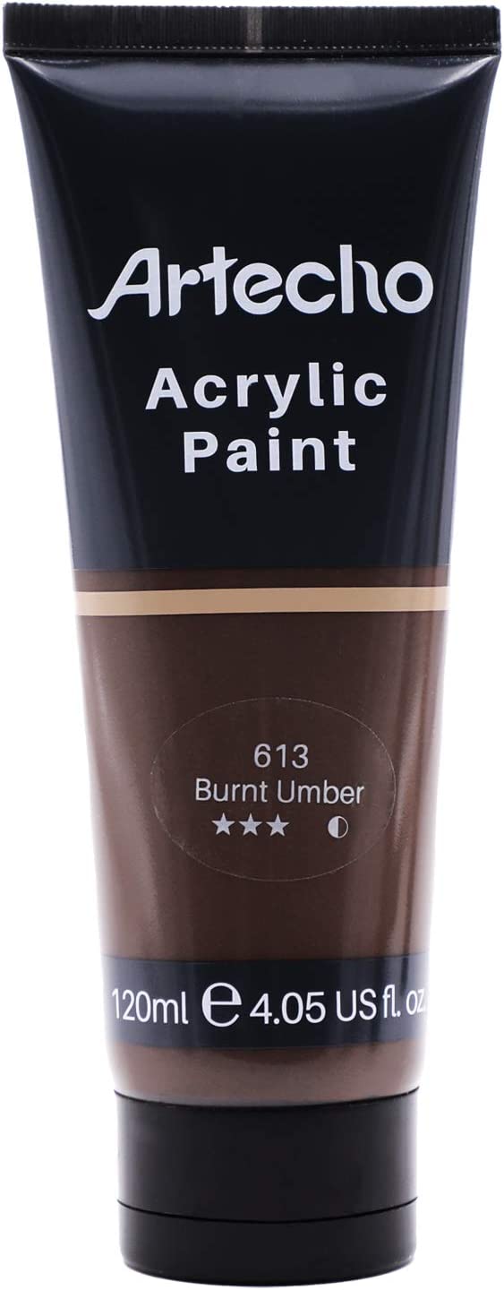 4.05oz Acrylic Paint, 1pc - Color: Burnt Umber