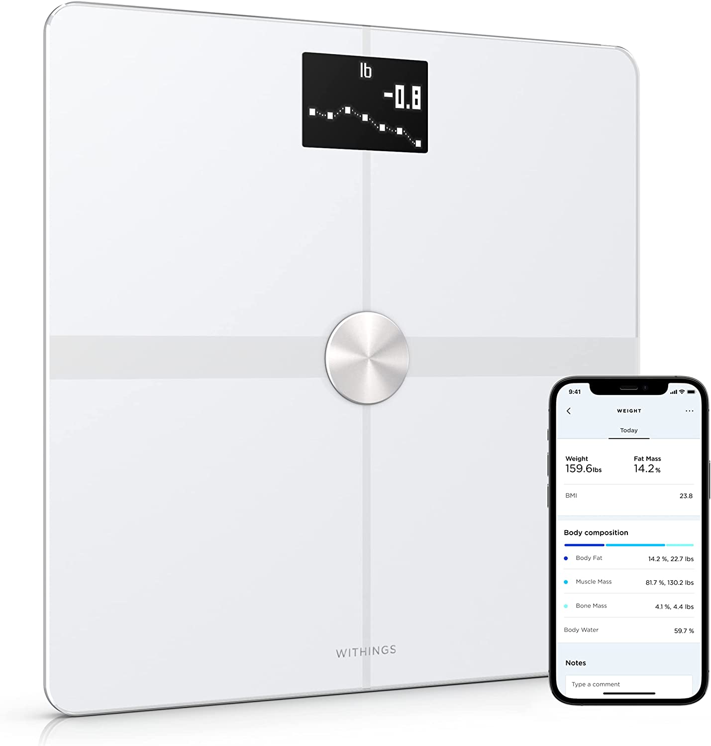 Smart Scale with Digital Wi-Fi with Auto Sync