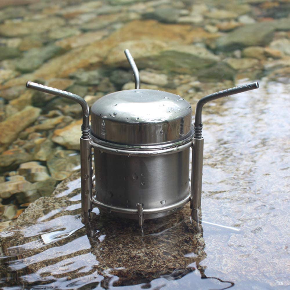 Stainless Steel Folding Stove with Stand