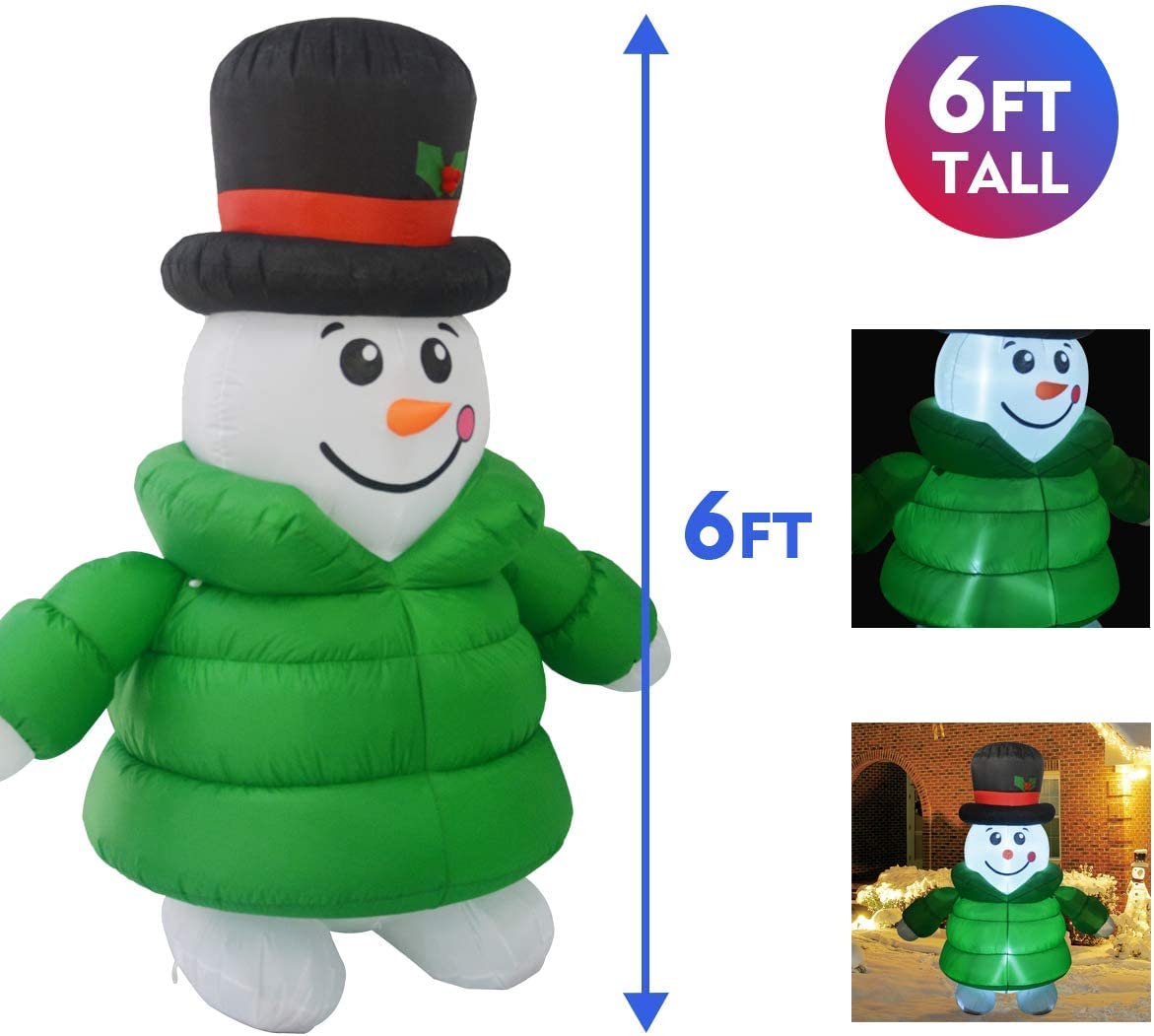 6 foot tall Christmas inflatables