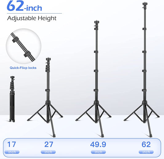 62" phone tripod and selfie stick