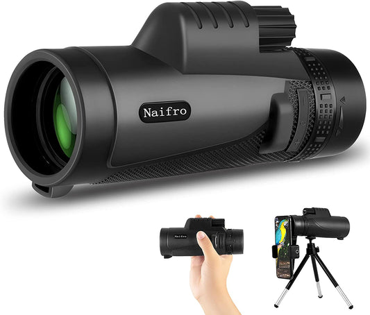 Transparent night vision monoculars for animal observation