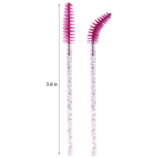 200 mascara sticks, disposable eyelash brush, red