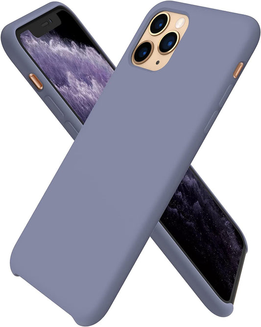 Liquid silicone case for 6.5-inch phone, Lavender Grey