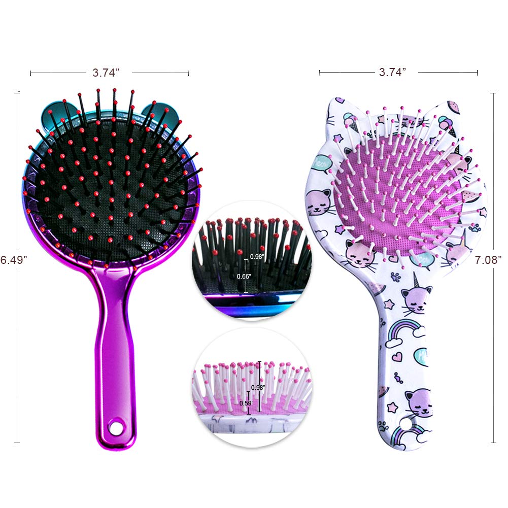 2 pieces of hair comb