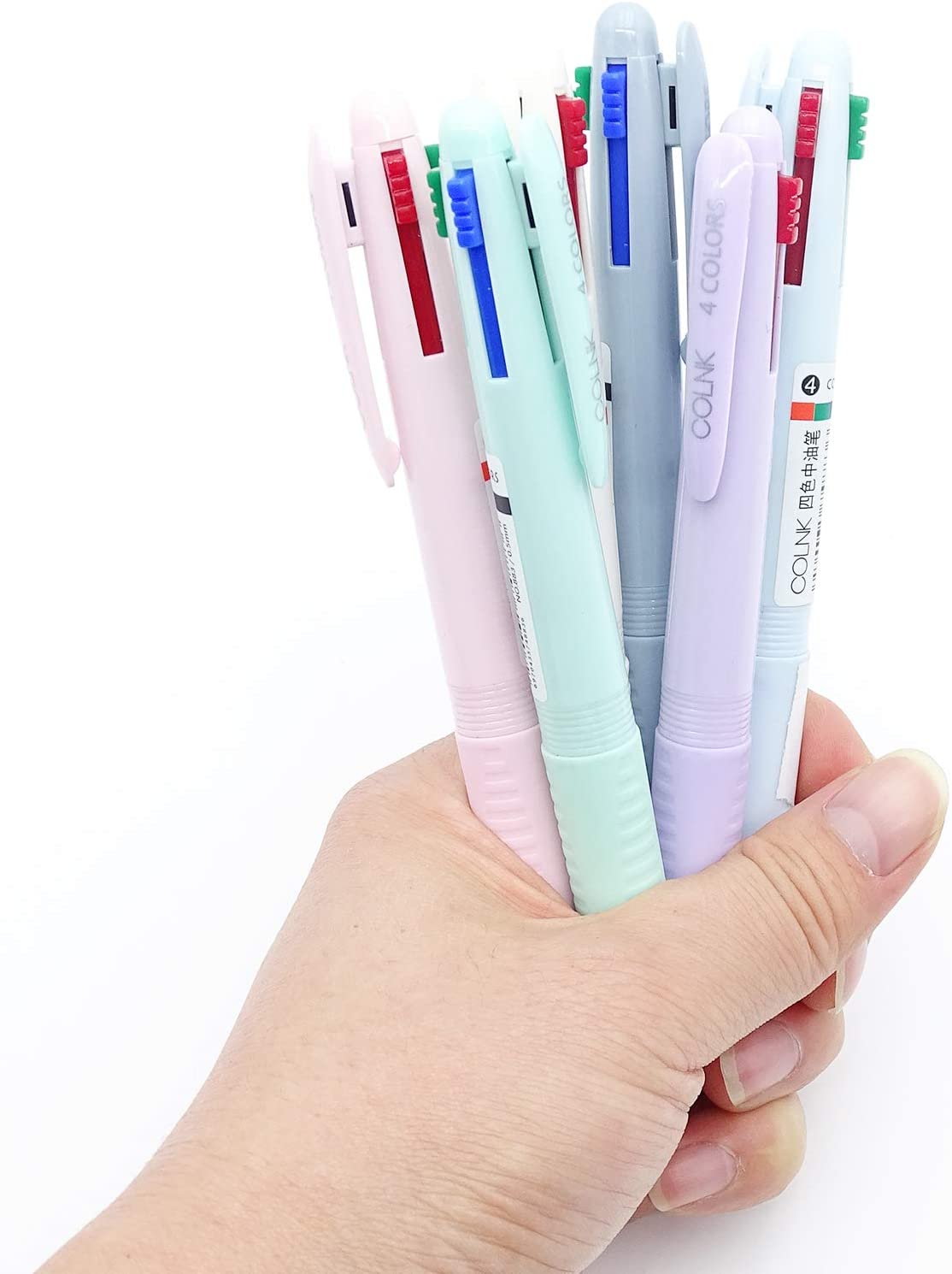 Multi Color Ballpoint Pen 0.5, Ballpoint Pens, 6 Count