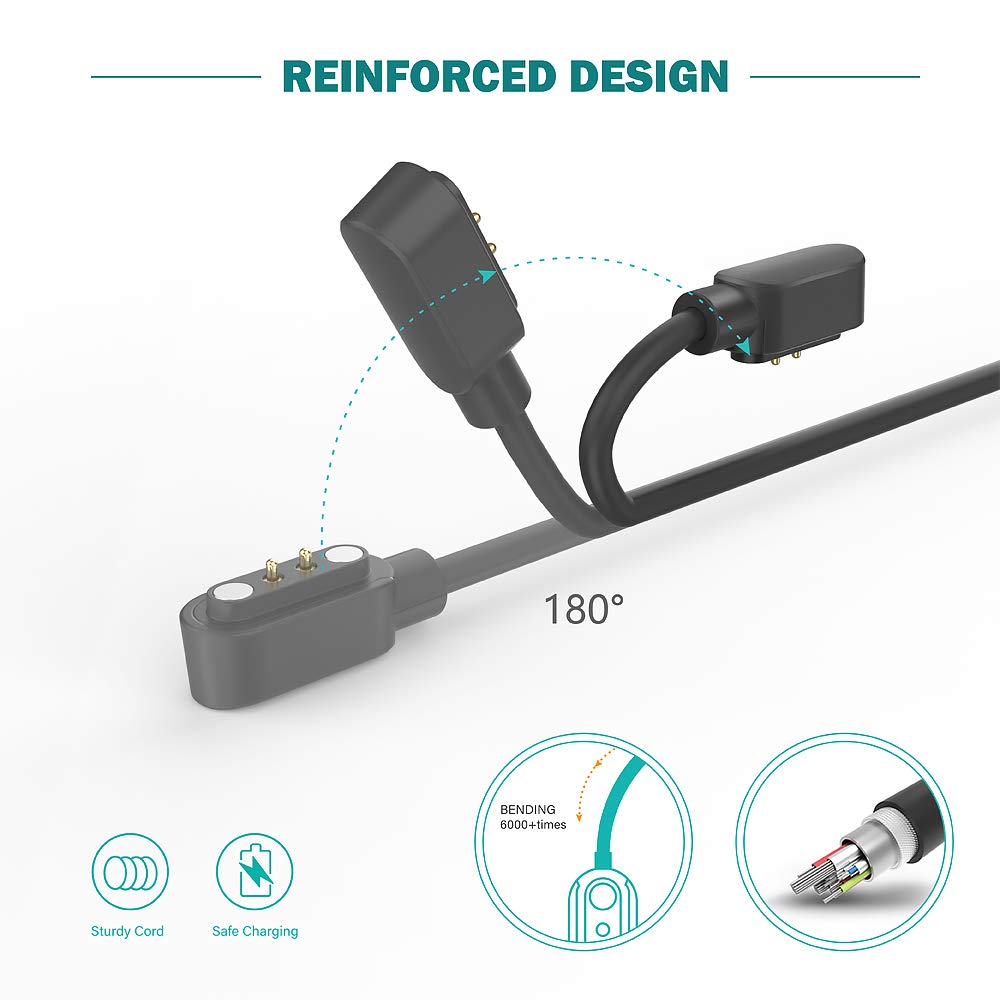 100cm magnetic USB charging cable for smart watch