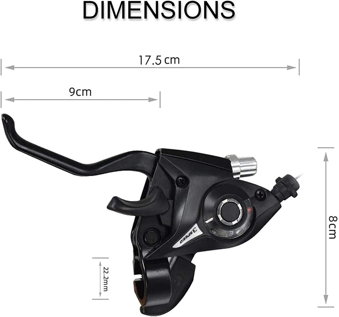 bicycle left and right brake shifter set