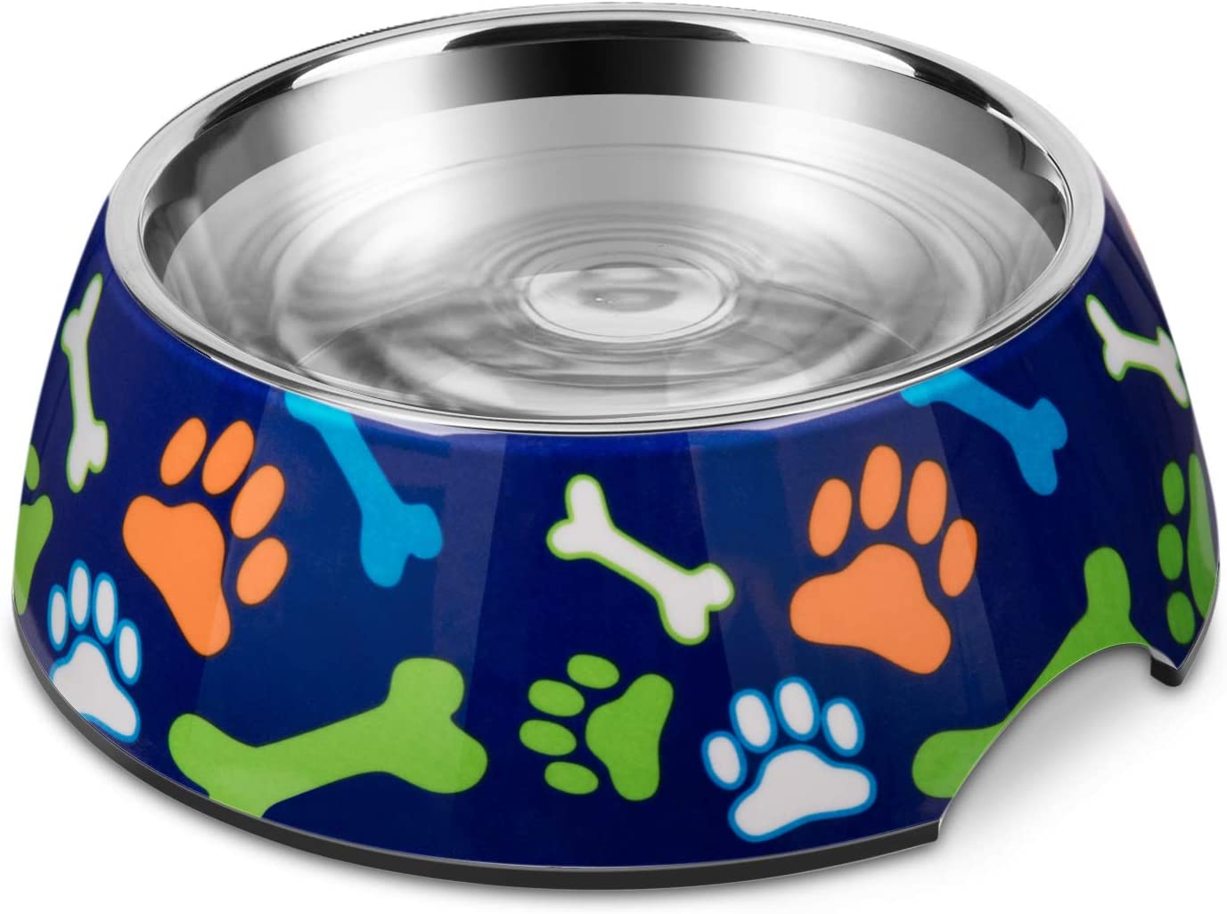 Stainless Steel Pet Bowl, 24 Fl Oz