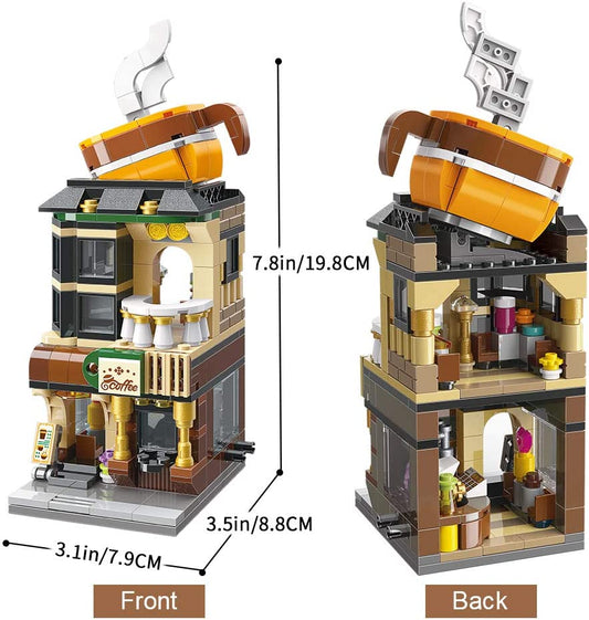 Building Block Toy, (332 Pieces) Crossroad Café