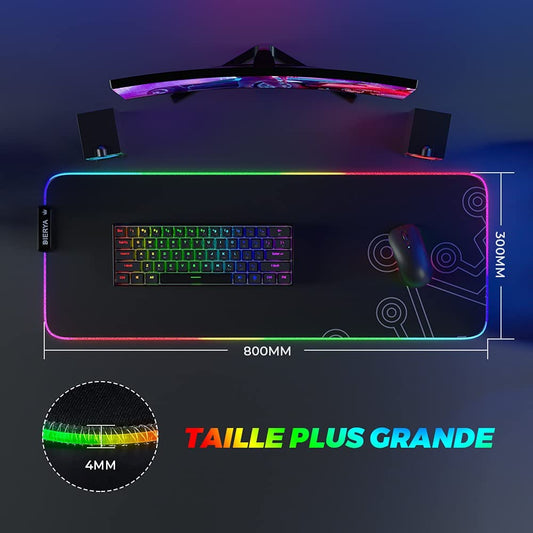 Large RGB Gaming Mouse Pad (31.3" x 11.9")