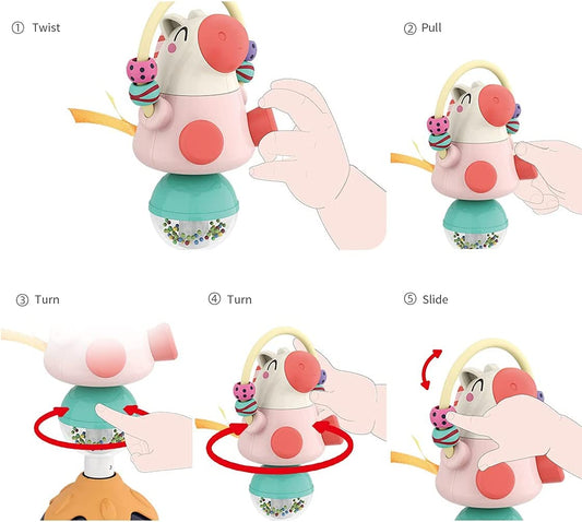 Rattles Toy For Baby, Color: Hippo Rattle