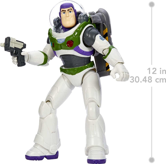 12-inch-scale articulated figure and Jetpack and Blaster (buzz)