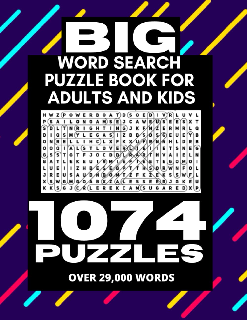 Big Word Search Puzzle Book for Adults and Kids