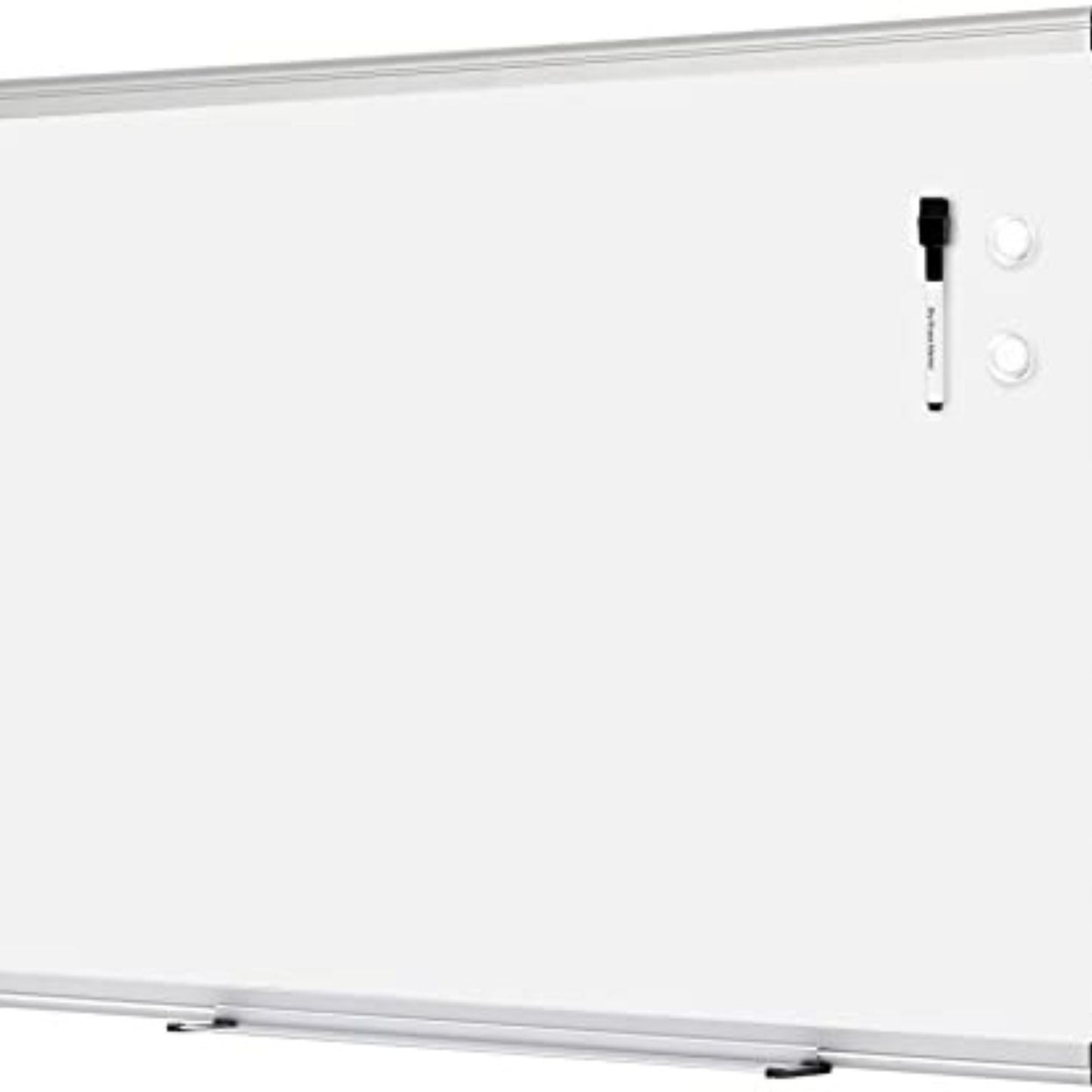 Magnetic Dry Erase Board, Aluminum Frame, 24" x 36"