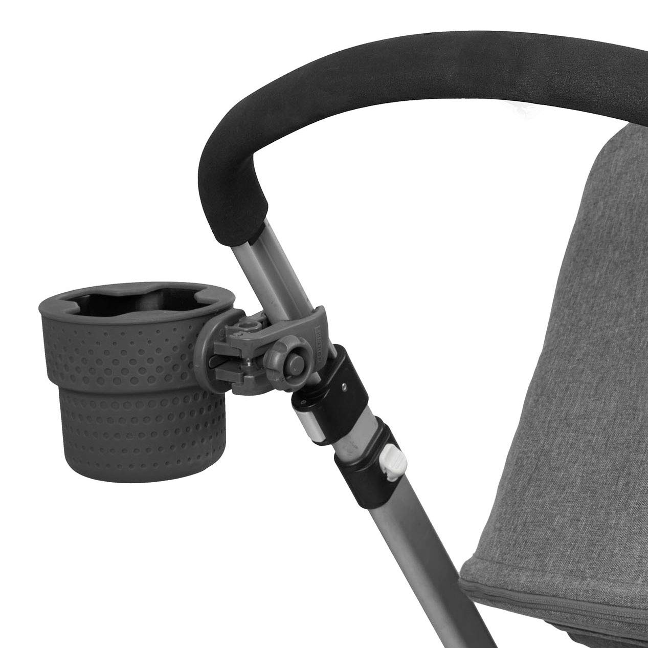 Universal Stroller Cup Holder, Stroll & Connect, Grey