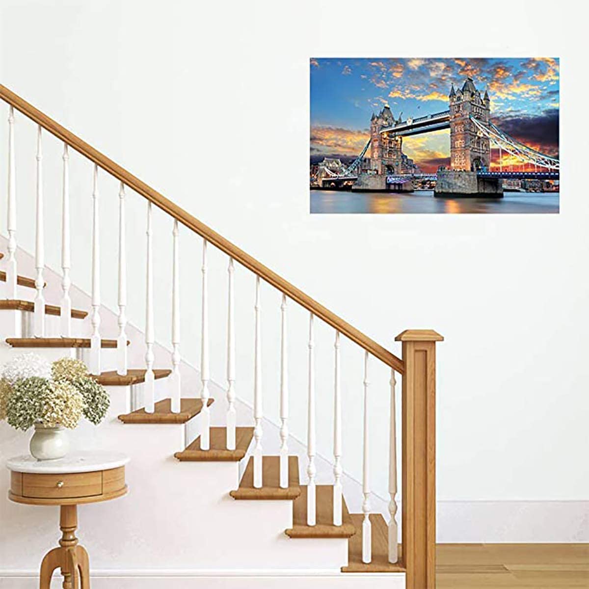 1000 Piece Puzzle - Color: London Tower Bridge