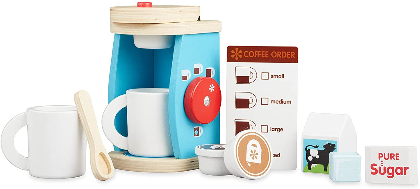 11-piece coffee set, multi-colour