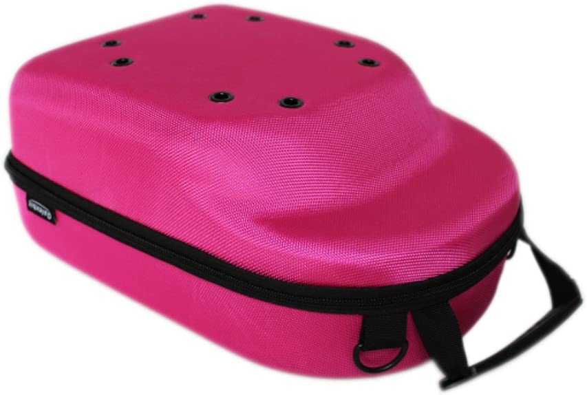 Hard Travel Cap Carrier for 6 Caps, Pink