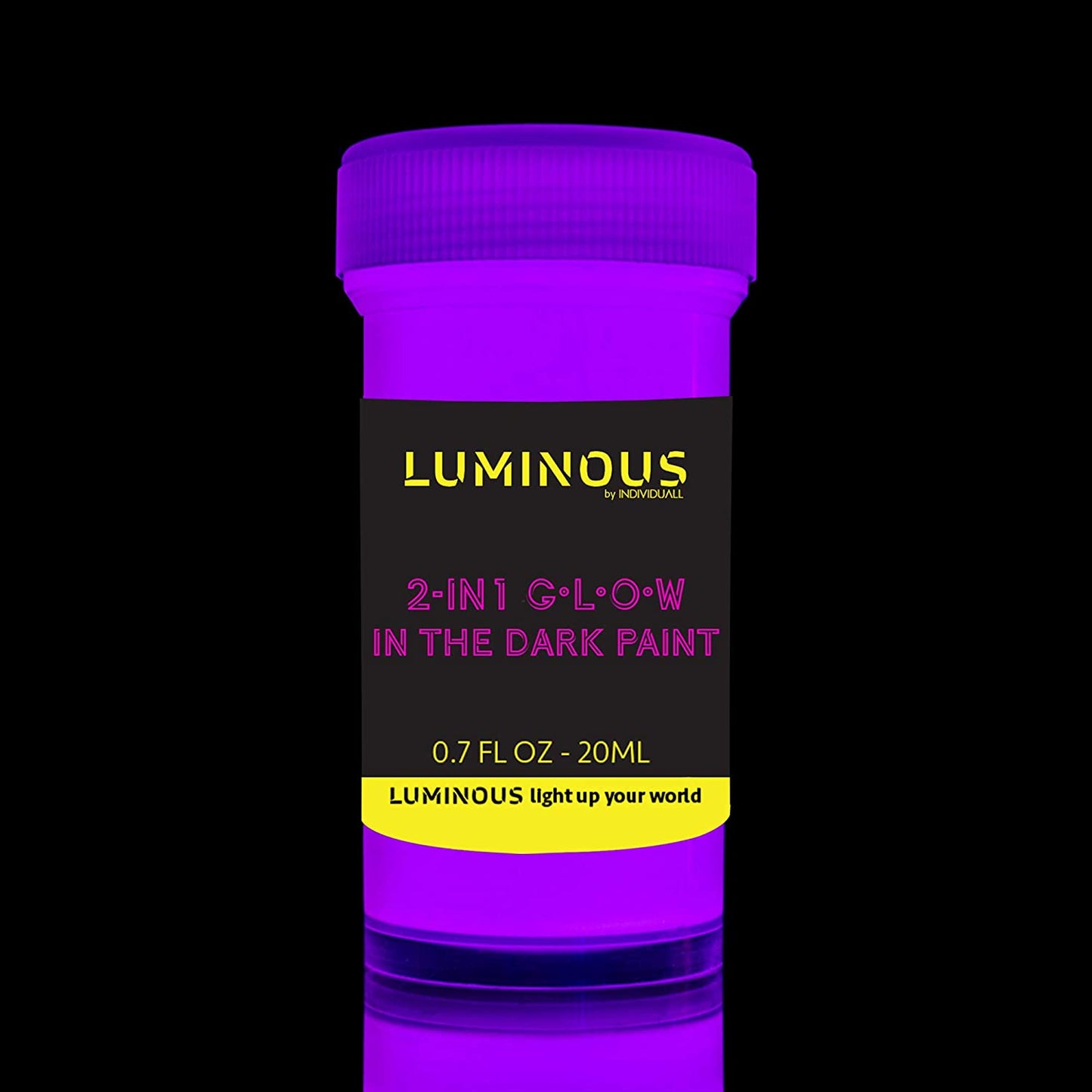 2-in-1 Luminous Paint, Set of 8, 20ml