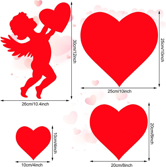 60 Pieces Cupid Cutouts for Valentine's Day