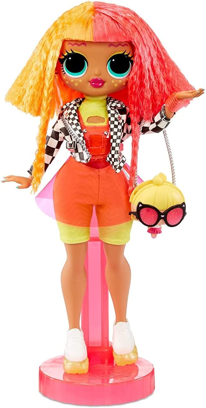 3 x 8 x 12 inches Neonlicious doll with accessories