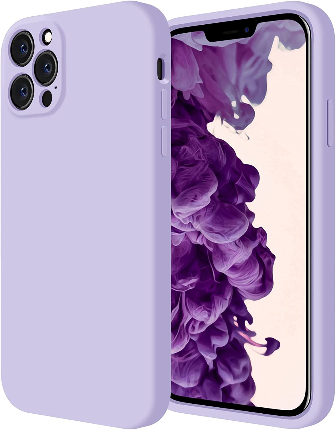 Silicone phone case, 6.5 inches, color: Clove Purple