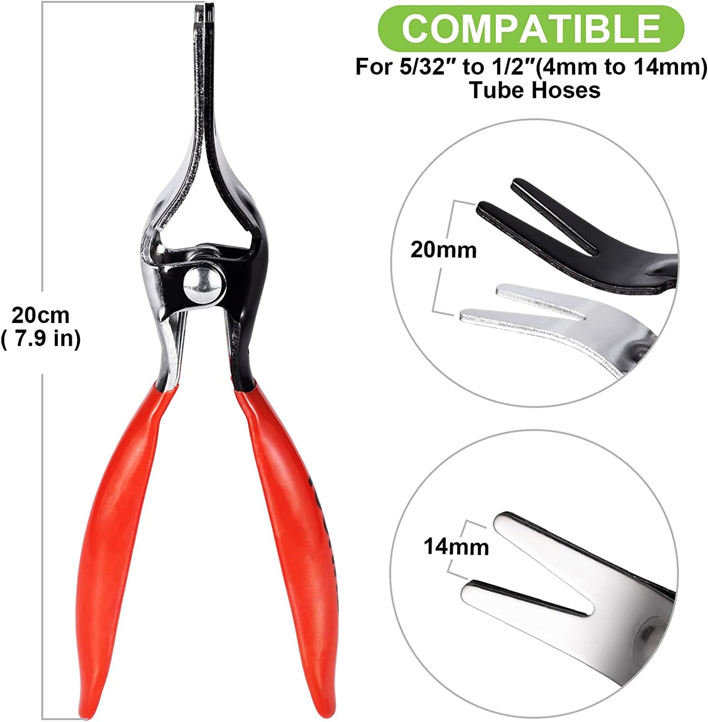 Automotive Fuel & Vacuum Line Tube Hose Puller Pliers