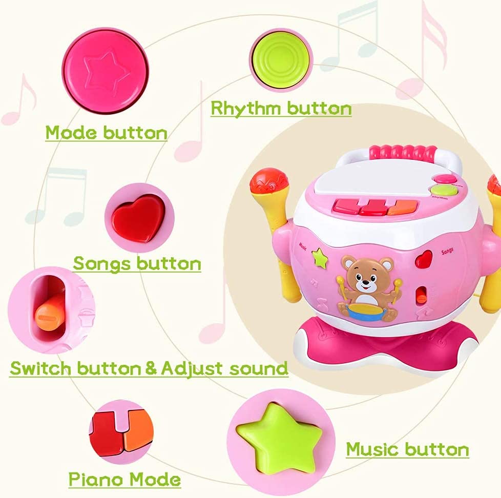 Drum set for babies from 1 to 3 years old